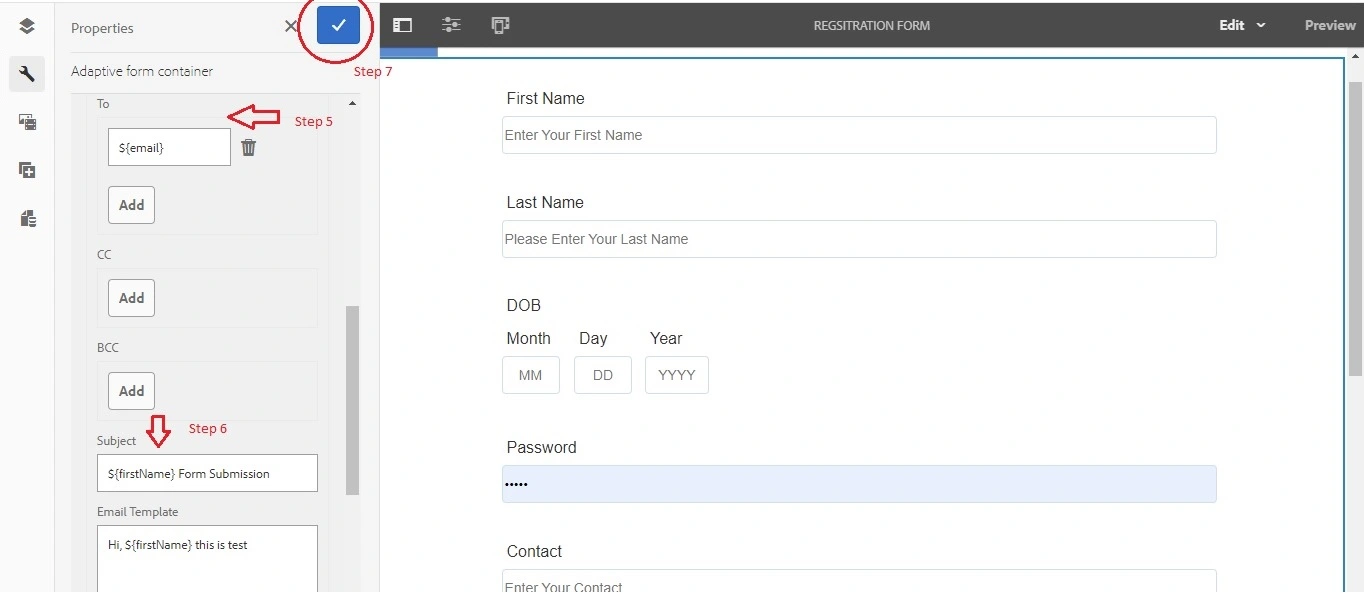 Form properties